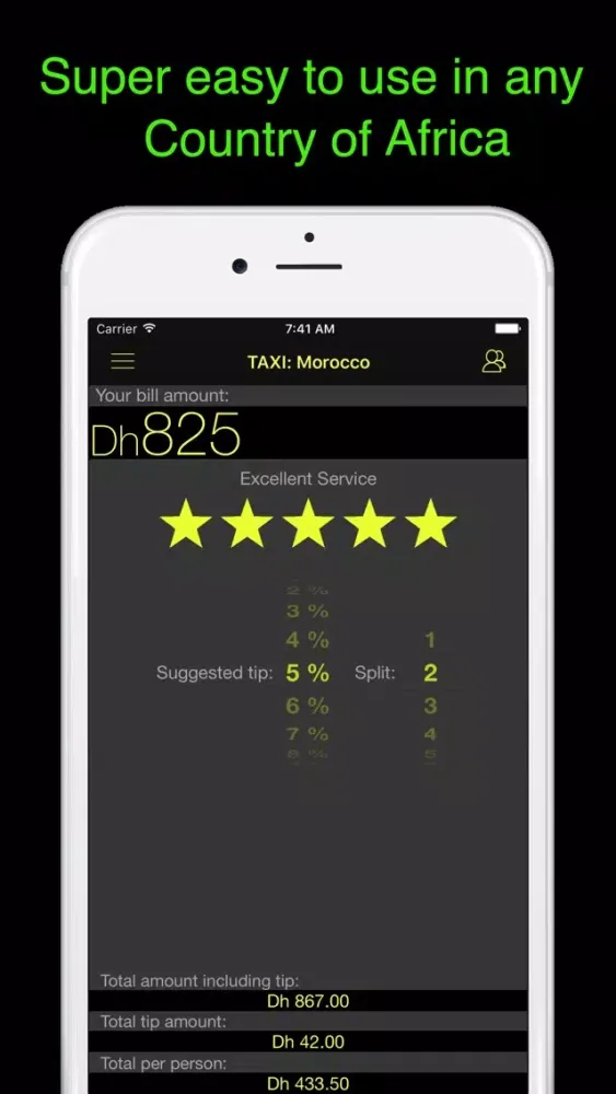 Screenshot di Africa Tip Calculator - for all African countries