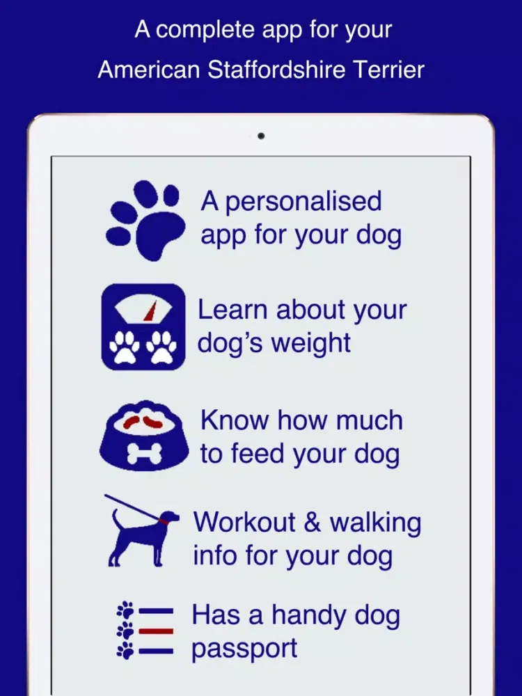 My American Staffordshire Terrier iPad  স্ক্রিনশট