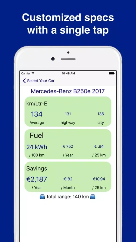 Screenshot di Compare Electric Cars In Europe