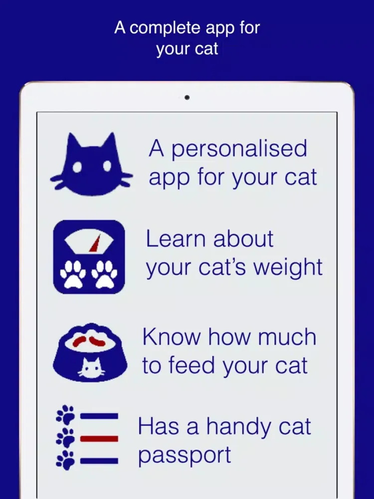 Скриншоты Fit Cat, the feline BMI and feeding tool iPad 
