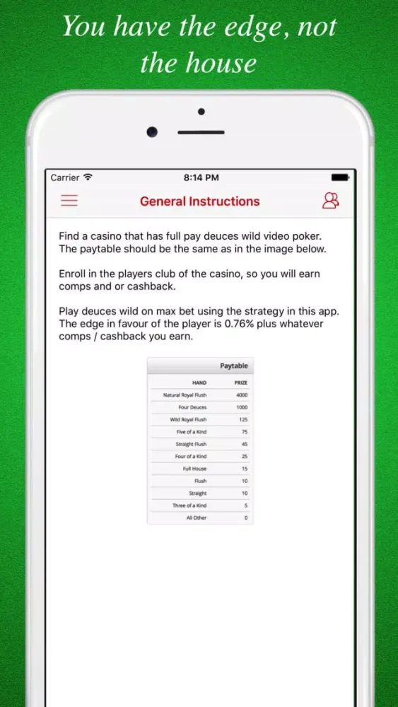 صور Players Advantage - Deuces Wild Strategy