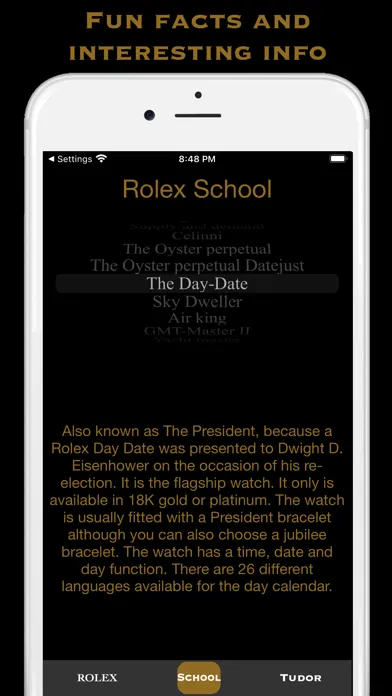 Capturas de tela do The ROLEX Enthusiast