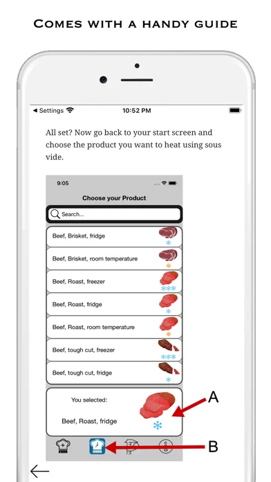 Sous Vide Temperature & Timer স্ক্রিনশট