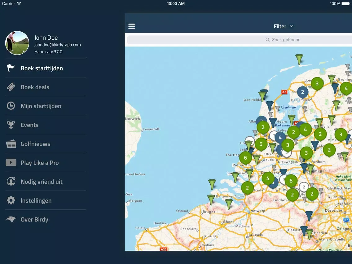 Captures d'écran de Birdy Golf iPad 