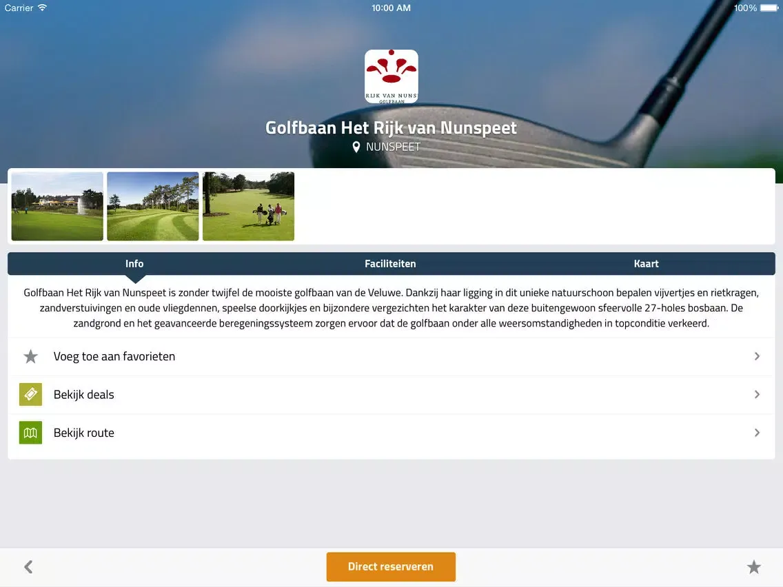 Captures d'écran de Birdy Golf iPad 