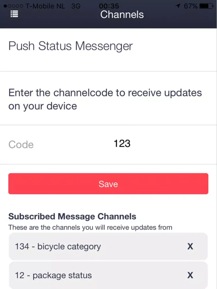 Push Notify Messenger iPad  Screenshots