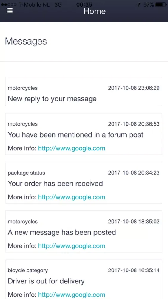 Push Notify Messenger Screenshots