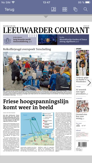Скриншоты LC digitale krant