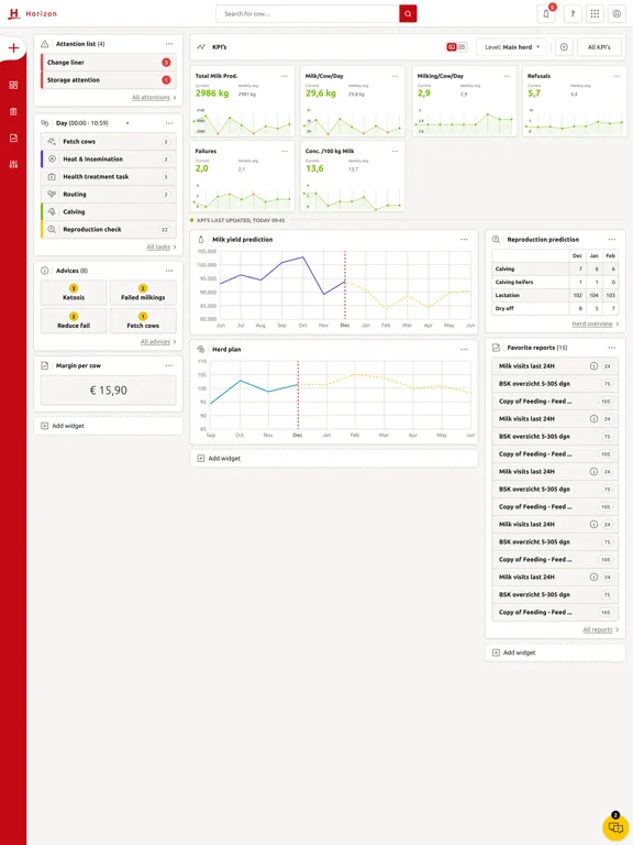 Lely Horizon iPad  Ekran Görüntüleri