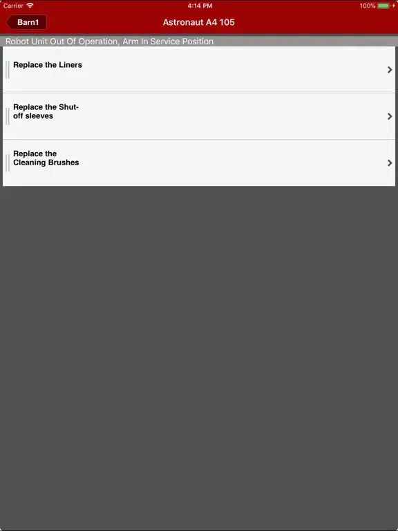 Скриншоты Lely T4C InHerd - SystemToday iPad 
