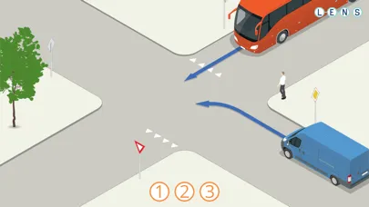 Voorrang - Oefen de volgorde van voor laten gaan Screenshots
