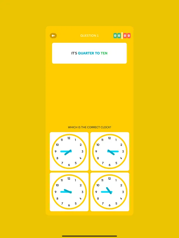 ClockWise, learn read a clock! iPad Screenshots