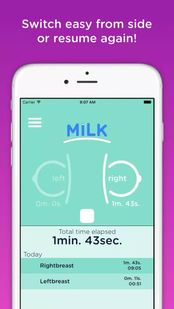 BabyMilk - a journal for breastfeeding স্ক্রিনশট