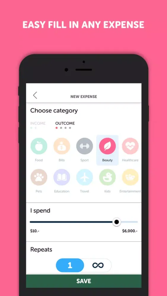 BudgetBook! Screenshots