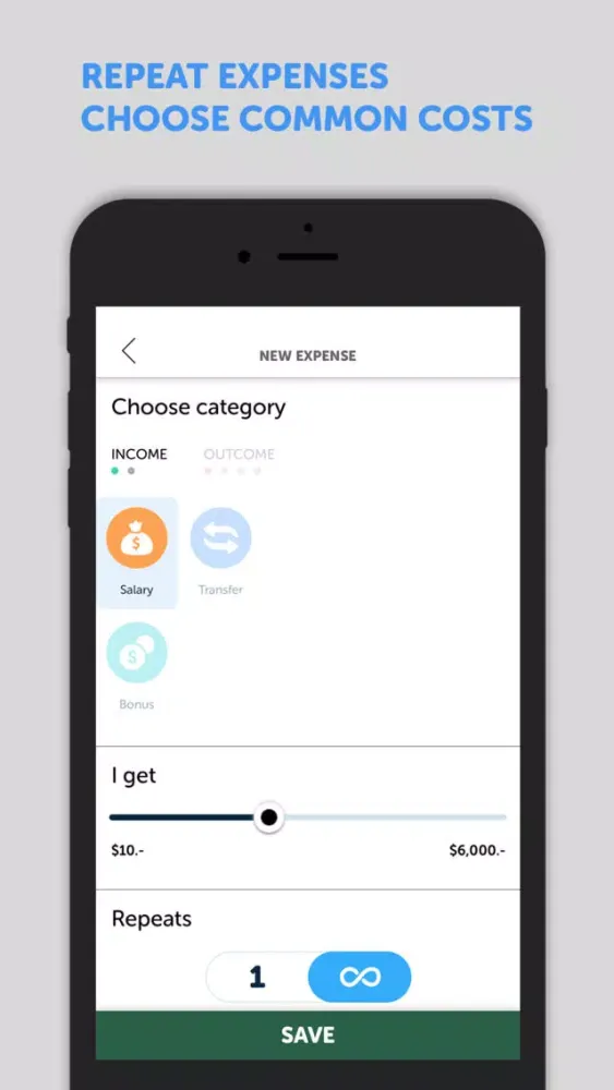 BudgetBook! Screenshots