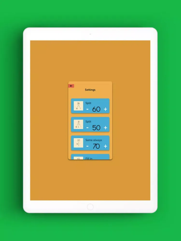 Split - Elementary School iPad  Screenshots
