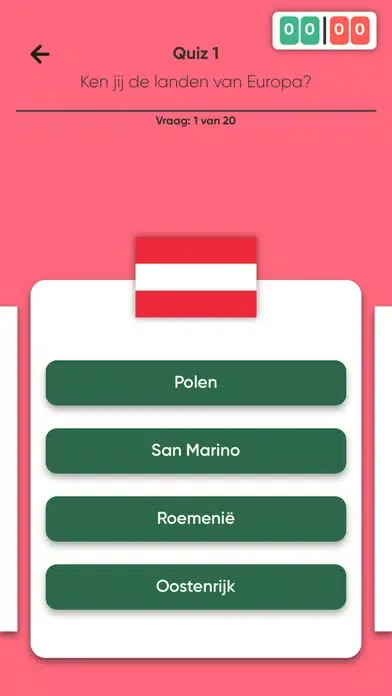Captures d'écran de Quiz - Ken jij de landen?