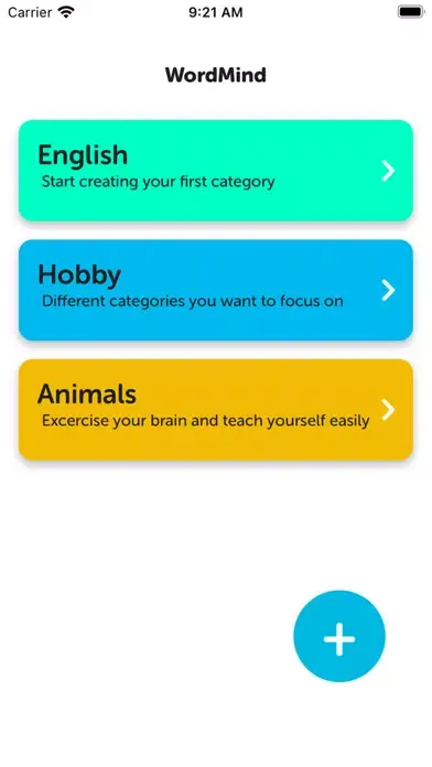 WordMind! سکرین شاٹس