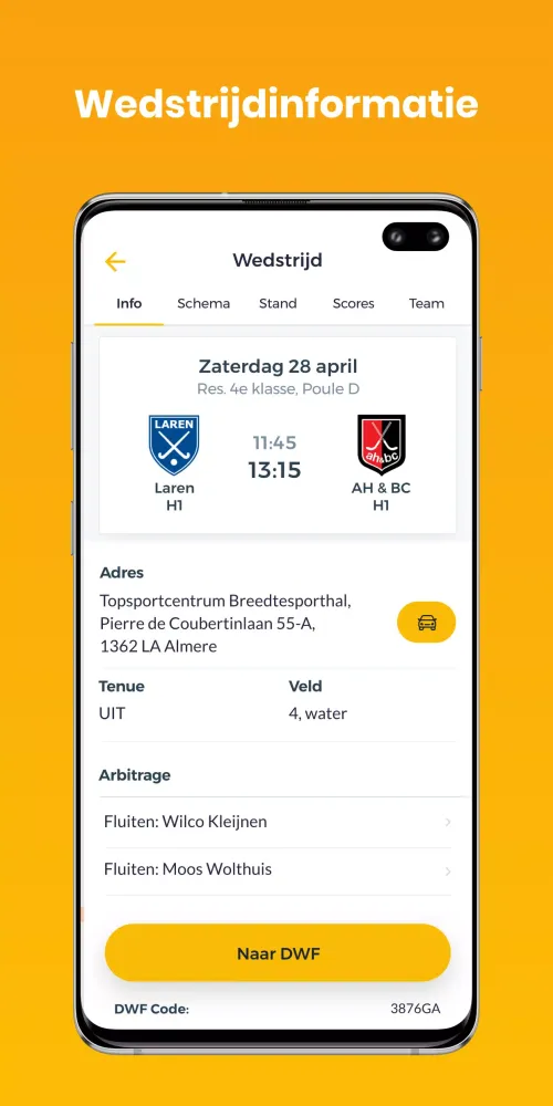 Zrzuty ekranu HC Reeuwijk Bodegraven