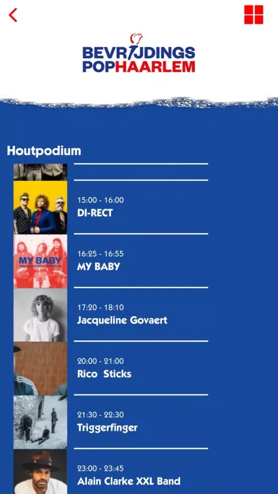 Bevrijdingspop Haarlem سکرین شاٹس