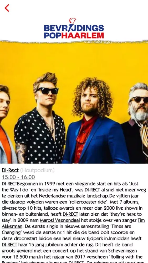 Bevrijdingspop Haarlem سکرین شاٹس
