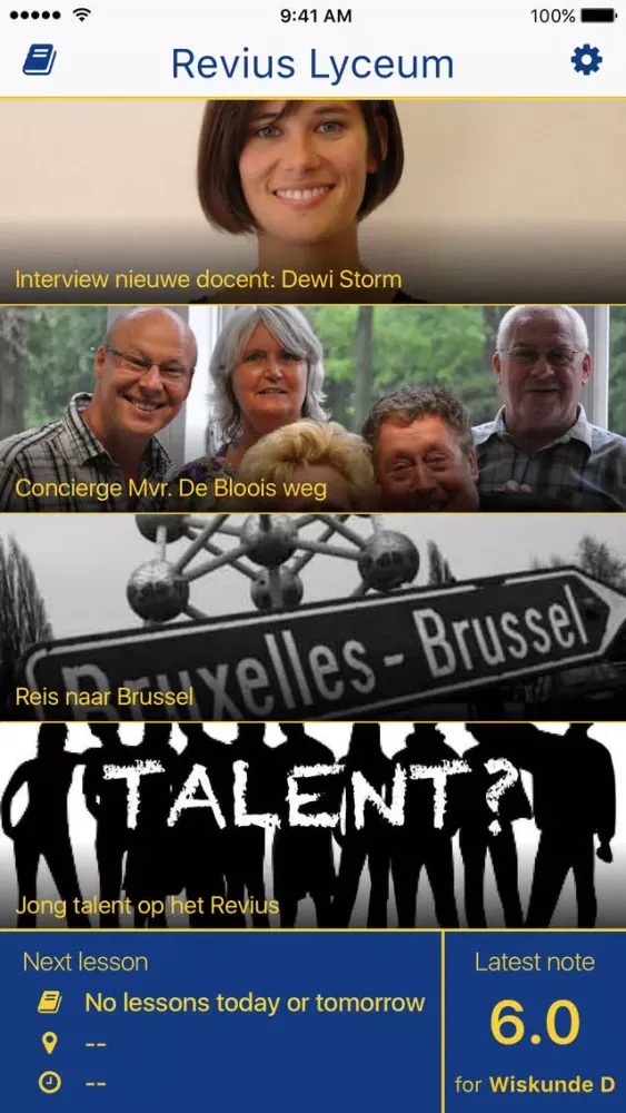Screenshot di REDO: The app for students of Revius Lyceum Doorn!