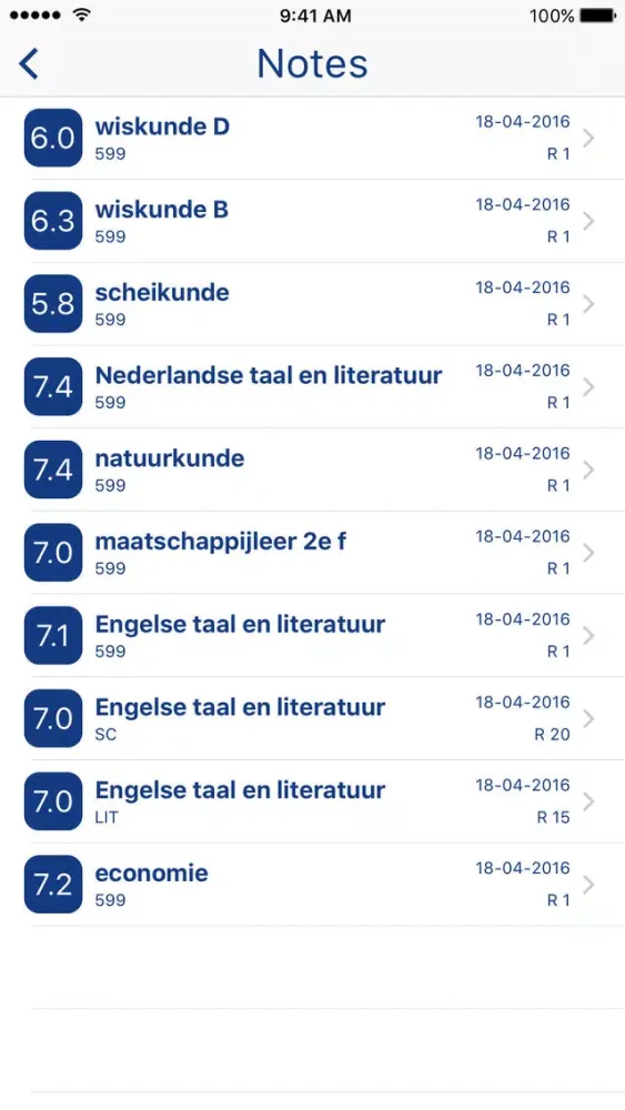 Screenshot di REDO: The app for students of Revius Lyceum Doorn!