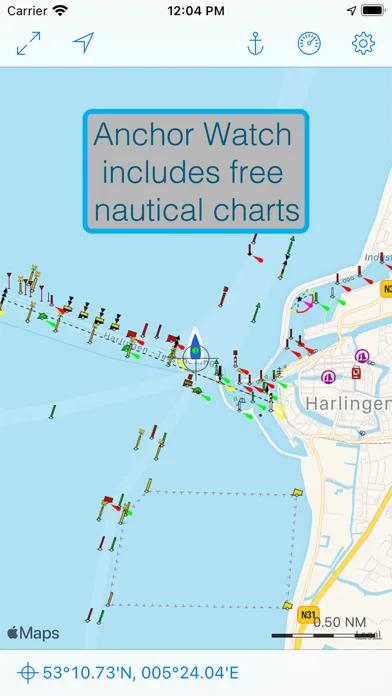 Anchor Watch Screenshots