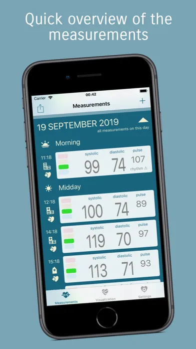 Capturas de pantalla de Tension Diary