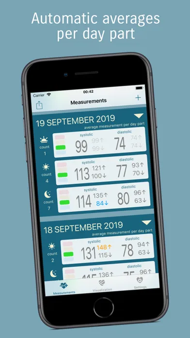Capturas de pantalla de Tension Diary