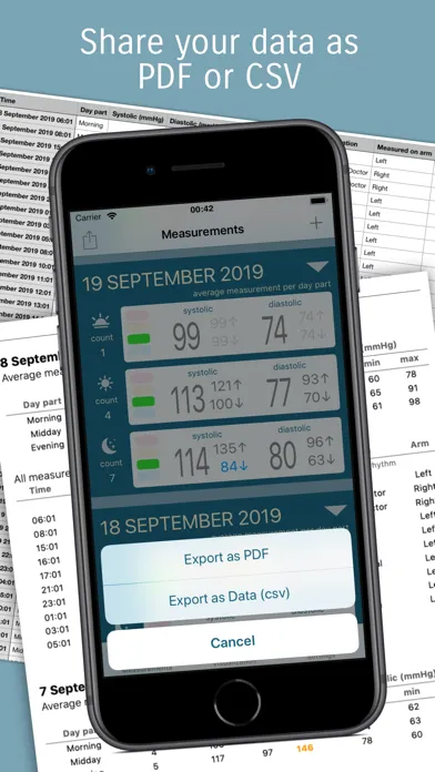 Capturas de pantalla de Tension Diary