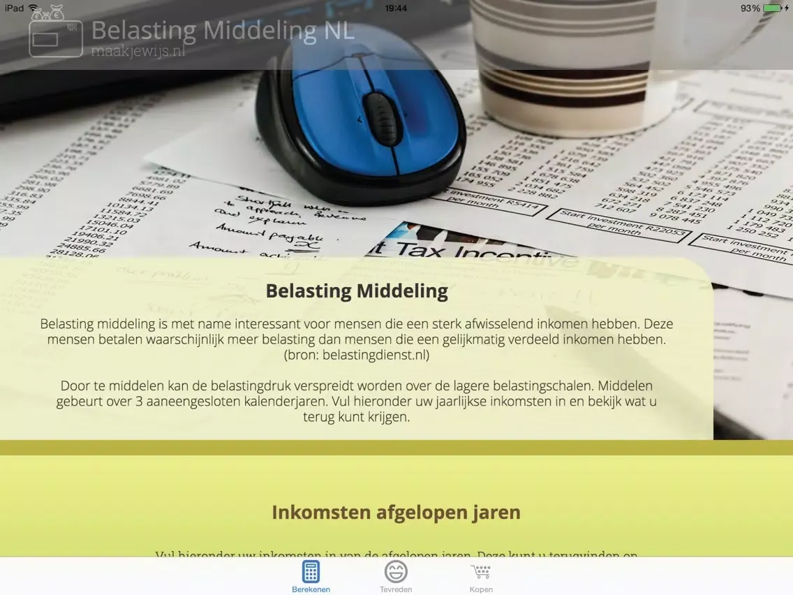 Belasting Middeling NL Lite iPad  স্ক্রিনশট