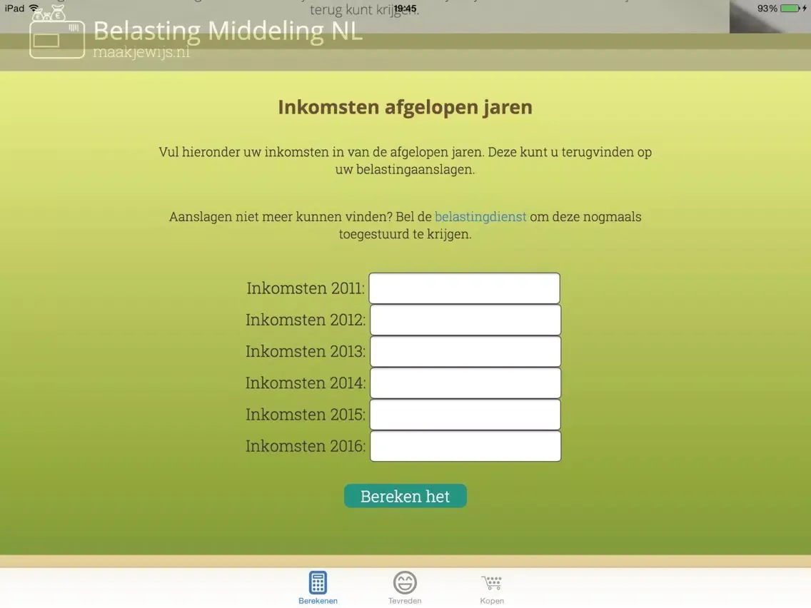Belasting Middeling NL Lite iPad  স্ক্রিনশট
