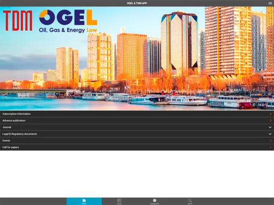 تصاویر OGEL & TDM Law Journals iPad 