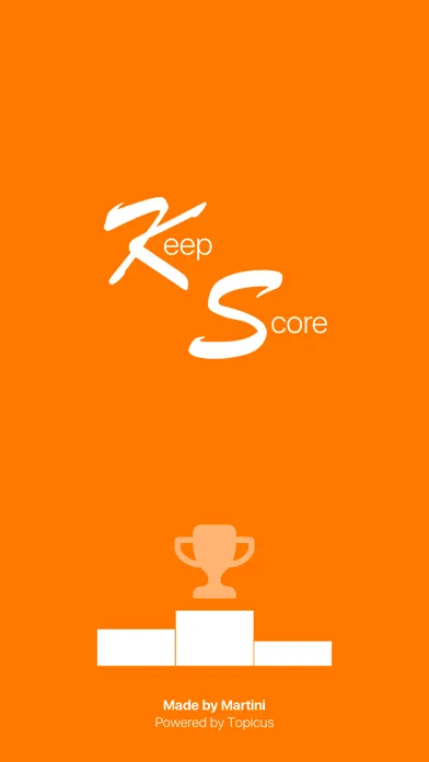Zrzuty ekranu KeepScore - Competitions