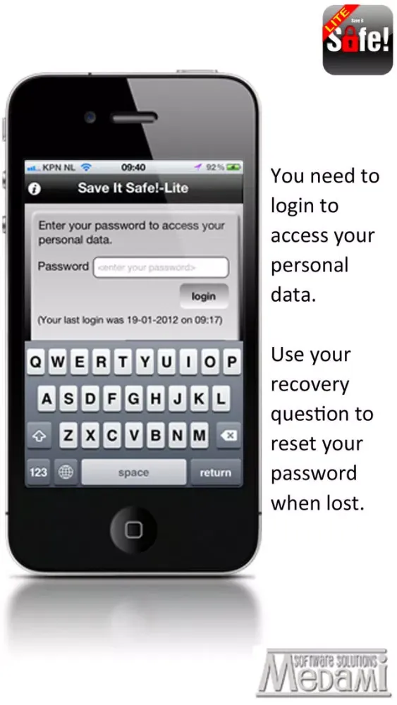 Скриншоты SaveItSafe!-Lite