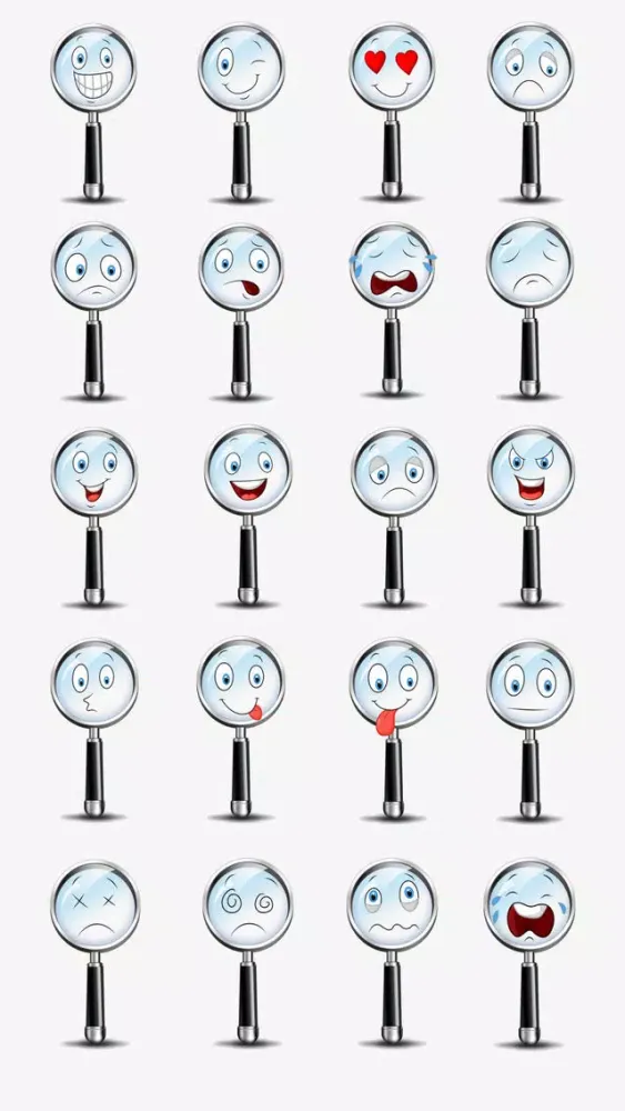 Capturas de tela do Magnifying Glass Smileys