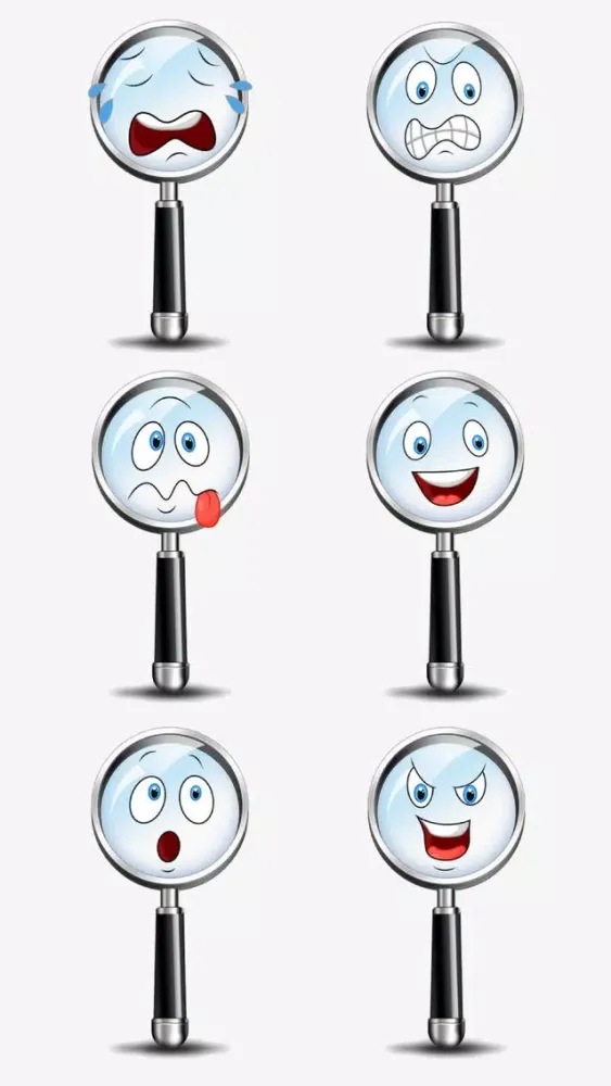 Capturas de tela do Magnifying Glass Smileys