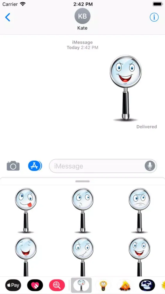 Capturas de tela do Magnifying Glass Smileys