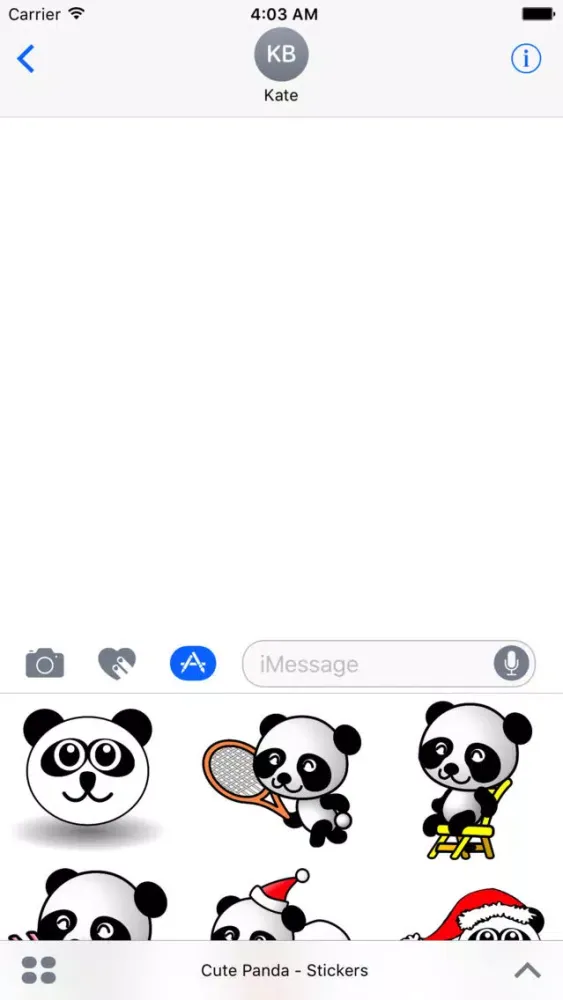 Cute Panda - Stickers スクリーンショット