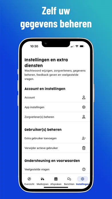 Zrzuty ekranu Uw Zorg online