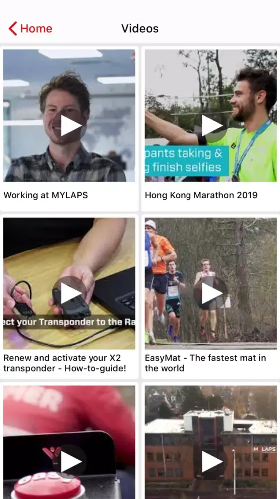 MYLAPS Customer Conference Screenshots