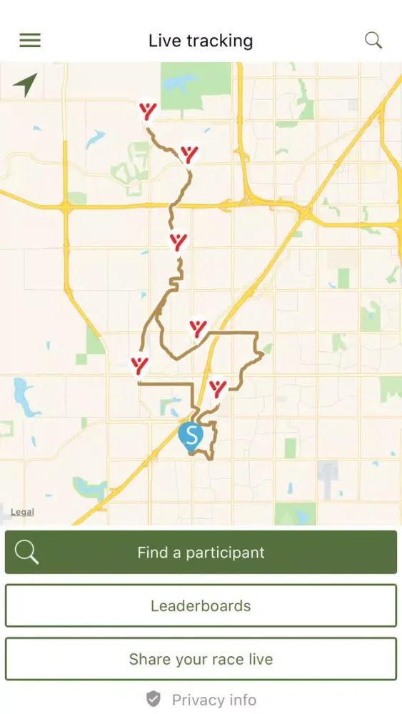 Captures d'écran de Garmin Marathon