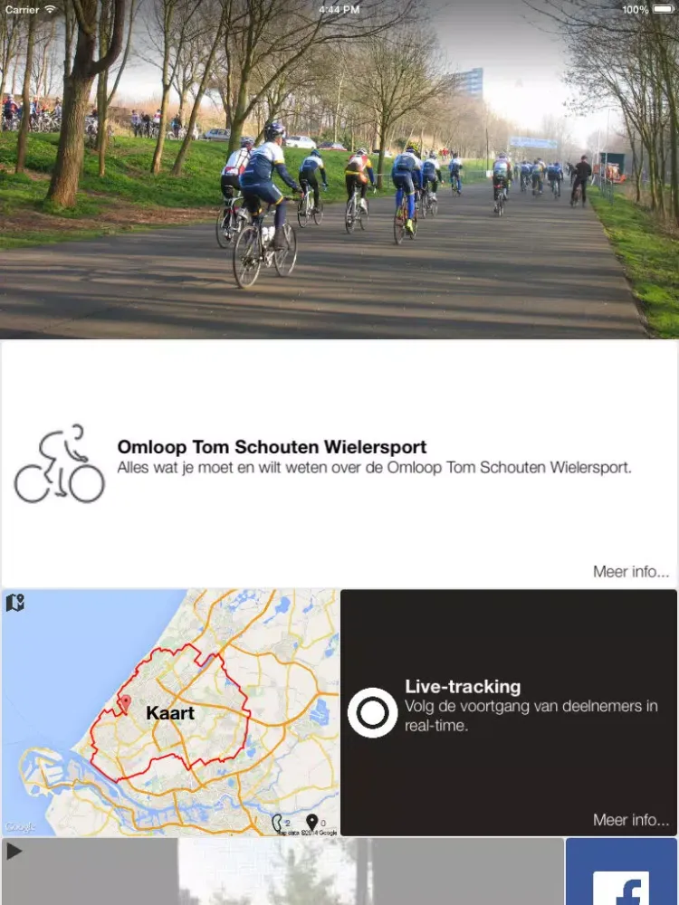 Omloop Tom Schouten Wielersport iPad  Screenshots