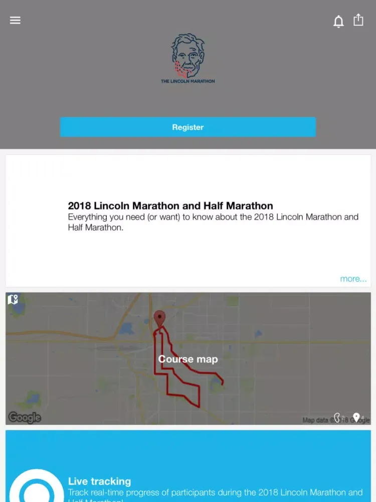 Lincoln Marathon 2018 iPad  스크린샷
