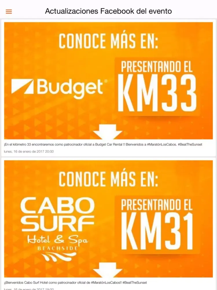 MARATON LOS CABOS iPad  स्क्रीनशॉट