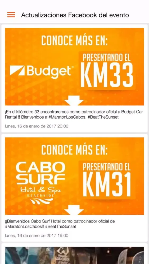 MARATON LOS CABOS स्क्रीनशॉट