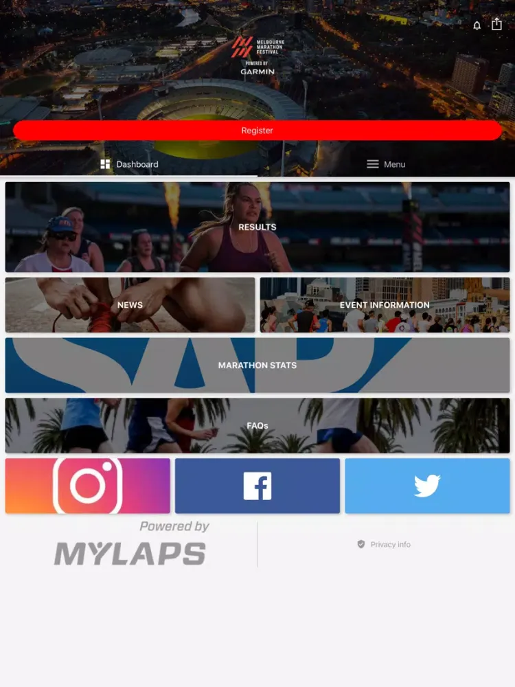 Melbourne Marathon Festival iPad 应用截图