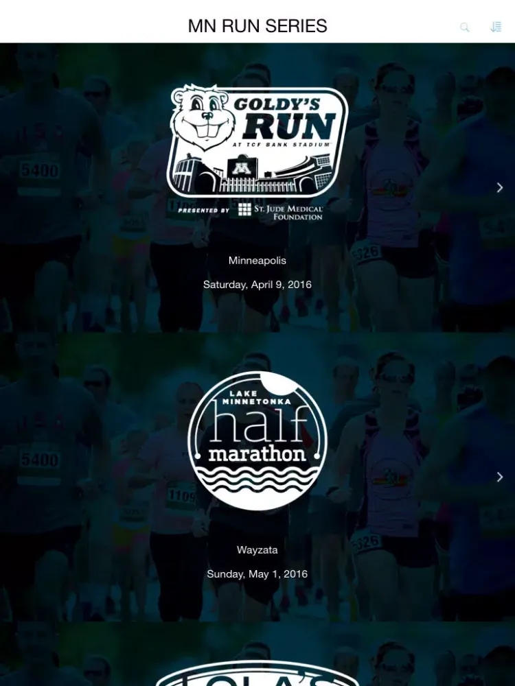 MN RUN SERIES iPad  سکرین شاٹس