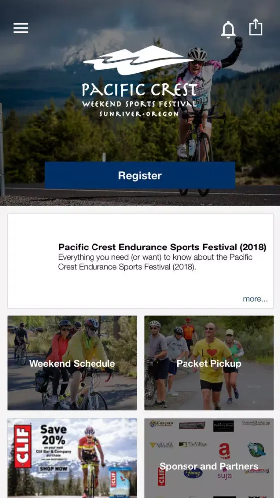 Captures d'écran de Pacific Crest Sports Festival